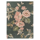 Laura Ashley Fern Green Aylworth Hand-Tufted Wool-Blend Rug