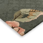 Laura Ashley Fern Green Aylworth Hand-Tufted Wool-Blend Rug