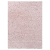 Laura Ashley Chalk Pink Coleby Petals Hand-Tufted Wool Rug