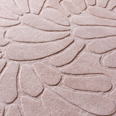 Laura Ashley Chalk Pink Coleby Petals Hand-Tufted Wool Rug
