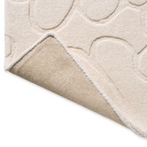 Laura Ashley Ivory Cream Coleby Petals Hand-Tufted Wool Rug