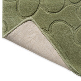 Laura Ashley Hedgerow Green Coleby Petals Hand-Tufted Wool Rug