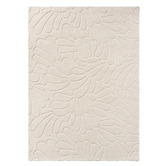 Laura Ashley Ivory Cream Coleby Petals Hand-Tufted Wool Rug