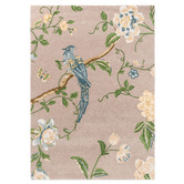 Laura Ashley Truffle &amp; Seaspray Summer Palace Hand-Tufted Wool-Blend Rug