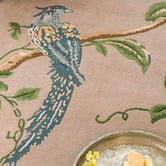 Laura Ashley Truffle &amp; Seaspray Summer Palace Hand-Tufted Wool-Blend Rug