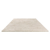 Laura Ashley Ivory Cream Coleby Petals Hand-Tufted Wool Rug
