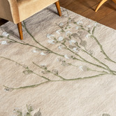 Laura Ashley Hedgerow Green Willow Hand-Tufted Wool-Blend Rug