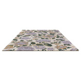 Laura Ashley Heather Purple Wendling Floral Hand-Tufted Wool Rug