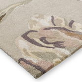 Laura Ashley Natural &amp; Sage Green Gosford Hand-Tufted Wool-Blend Rug