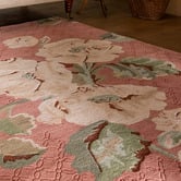 Laura Ashley Terracotta Orange Aylworth Hand-Tufted Wool-Blend Rug