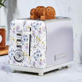 Laura Ashley Wild Meadow 2 Slice Stainless Steel Toaster