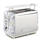 Laura Ashley Wild Meadow 2 Slice Stainless Steel Toaster