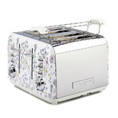 Laura Ashley Wild Meadow 4 Slice Stainless Steel Toaster