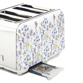 Laura Ashley Wild Meadow 4 Slice Stainless Steel Toaster