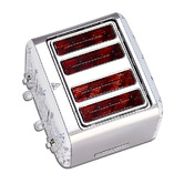 Laura Ashley Wild Meadow 4 Slice Stainless Steel Toaster