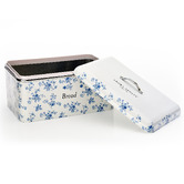 Laura Ashley China Rose Stainless Steel Bread Bin