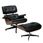 Braxton Home 2 Piece Theo Executive Lounge Chair &amp; Ottoman Set
