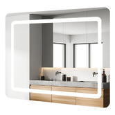 Braxton Home Gus Rectangular Aluminium LED Mirror