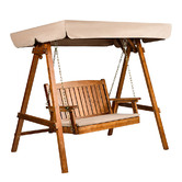 Braxton Home 2 Seater Ezio Outdoor Canopy Swing Chair