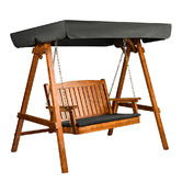Braxton Home 2 Seater Ezio Outdoor Canopy Swing Chair