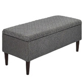 Braxton Home Cyril Linen Storage Ottoman
