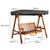 Braxton Home 3 Seater Ezio Outdoor Canopy Swing Chair