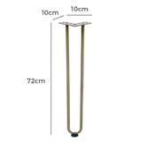 Braxton Home Francia 2 Rod Dining Table Legs