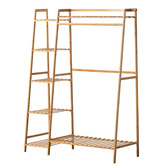 Braxton Home 110cm Guerrero 7 Shelf Bamboo Clothing Rack