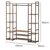 Braxton Home Guerrero 12 Shelf Bamboo Clothing Rack