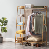 Braxton Home 110cm Guerrero 7 Shelf Bamboo Clothing Rack