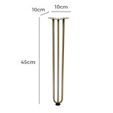 Braxton Home Francia 3 Rod Dining Table Legs