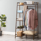 Braxton Home 80cm Guerrero 7 Shelf Bamboo Clothing Rack