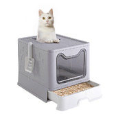 Braxton Home Bast Foldable Cat Litter Box