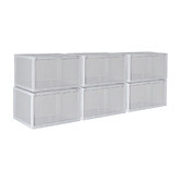 Braxton Home Peta Stackable Shoe Boxes