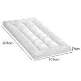 Braxton Home Zoilo Cotton Mattress Topper
