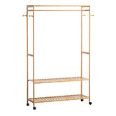 Braxton Home Light Timber Guerrero 3 Shelf Bamboo Clothing Rack