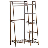 Braxton Home 80cm Guerrero 7 Shelf Bamboo Clothing Rack