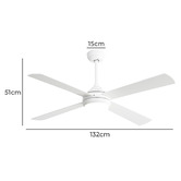 Braxton Home Esther AC Ceiling Fan with LED