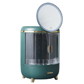 Braxton Home Vernice 2 Door Cosmetic Organiser with LED Mirror