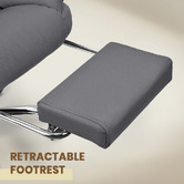 Braxton Home Eldrik Massage Executive Chair with Footrest