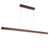 Braxton Home Twyla Walnut Wood Pendant Light