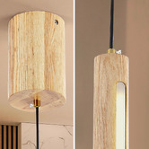 Braxton Home Galina Ash Wood Pendant Light