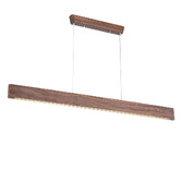 Braxton Home Galej Walnut Wood LED Pendant Light