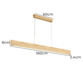 Braxton Home Fejo Ash Wood LED Pendant Light
