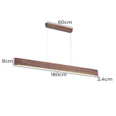 Braxton Home Galej Walnut Wood LED Pendant Light