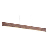 Braxton Home Galej Walnut Wood LED Pendant Light