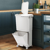Braxton Home Nojem 45L Double Layer Rubbish Bin