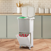 Braxton Home Nojem 45L Double Layer Rubbish Bin