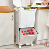 Braxton Home Nojem 45L Double Layer Rubbish Bin