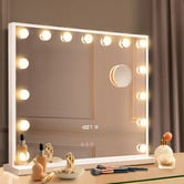 Braxton Home Salem 15 Bulbs Rectangular Vanity Mirror